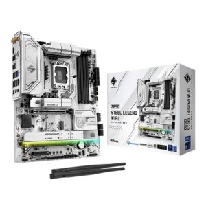 Placa Madre ASROCK Z890 Steel Legend WiFi, Chipset Intel Z890, LGA 1851, HDMI, ATX Motherboard (51DL001)