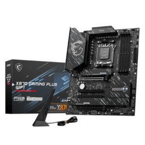 Placa Madre MSI X870 GAMING PLUS WIFI, Chipset AMD X870, Socket AMD AM5, ATX Motherboard (51DL001)