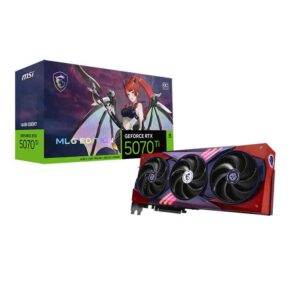 TARJETA DE VIDEO MSI NVIDIA GEFORCE RTX™ 5070 Ti 16GB MLG EDITION OC 16GB GDDR7 TRIPLE FAN