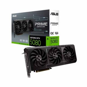 TARJETA DE VIDEO ASUS NVIDIA GEFORCE PRIME RTX™ 5080 16GB GDDR7 OC EDITION TRIPLE FAN