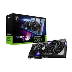 TARJETA DE VIDEO MSI NVIDIA GEFORCE RTX™ 5080 16GB GAMING TRIO OC GDDR7 TRIPLE FAN
