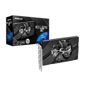 TARJETA DE VIDEO ASROCK INTEL ARC A380 CHALLENGER ITX 6GB OC GDDR6 1 FAN