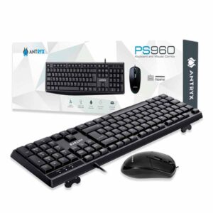 TECLADO PS-960 ANTRYX FULL SIZE , CONEXIÓN USB/2.4G, TECLADO DE MEMBRANA, LAYOUT EN ESPAÑOL, USO CÓMODO Y SILENCIOSO