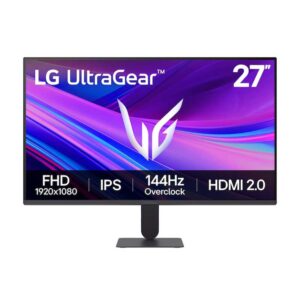 MONITOR GAMER ULTRAGEAR G4 27G411A-B, 27" IPS, FHD, 144Hz OC, 1ms, Compatible G-Sync, FreeSync LG
