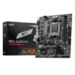 PLACA MADRE MSI PRO A620M - E AM5 MOTHERBOARD