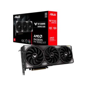 TARJETA DE VIDEO ASUS RX 9060 XT TUF GAMING 16GB OC GDDR6 TRIPLE FAN