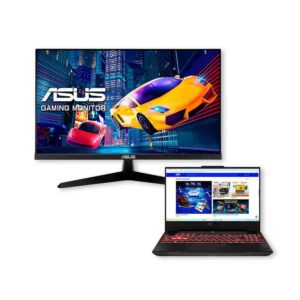 LAPTOP TUF GAMING FA506NFR-HN014 AMD Ryzen 7 7435HS, RAM 16GB, SSD 512GB, RTX 2050, 15.6" Full HD + MONITOR ASUS VY249HGR 23.8" IPS, Full HD, 120 Hz, 1 ms