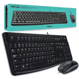 KIT TECLADO + MOUSE LOGITECH MK120 USB