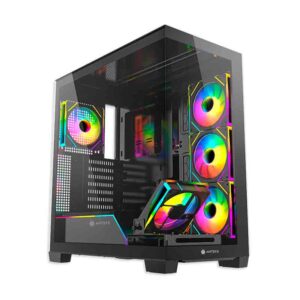 CASE ANTRYX FX 850 PRO BLACK, INFINITY ARGB FAN X5, USB TIPO C