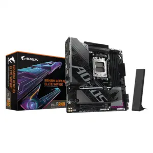 PLACA MADRE GIGABYTE AMD AM5 B840 AORUS ELITE WIFI6E PCIE 4.0
