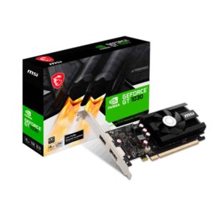 TARJETA DE VIDEO MSI NVIDIA GEFORCE GT 1030 LP OC 4GB DDR4