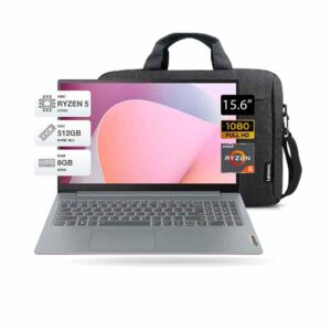 LAPTOP LENOVO IDEAPAD SLIM 3 15AMN8 (82XQ00N5LM), RYZEN 5 7520U, SSD 512GB, RAM 8GB, 15.6″ FHD, ARCTIC GREY +INCLUYE MELTIN LENOVO, FREEDOS