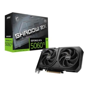 TARJETA DE VIDEO MSI NVIDIA GEFORCE RTX™ 5060 8GB SHADOW 2X OC GDDR7 DUAL