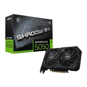 TARJETA DE VIDEO MSI NVIDIA GEFORCE RTX™ 5050 8GB SHADOW 2X OC GDDR6 DUAL