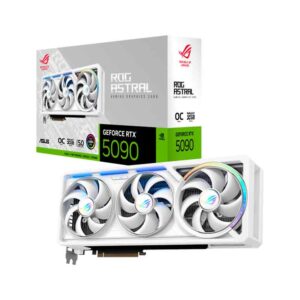 TARJETA DE VIDEO ASUS NVIDIA GEFORCE ROG ASTRAL RTX™ 5090 32GB WHITE GDDR7 OC EDITION TRIPLE FAN