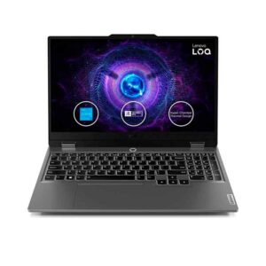 LAPTOP LENOVO LOQ 15IAX9 (83GS000BLM), INTEL CORE INTEL CORE I7-1260P, SSD 512GB, RAM 8GB DDR5, RTX 3050 6GB, 15.6" FHD IPS 144 HZ, TECLADO: LATINOAMERICANO RETROILUMINADO, COLOR: LUNA GREY, WINDOWS 11 HOME