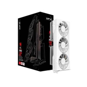 TARJETA DE VIDEO XFX SWIFT AMD RADEON RX 9060 XT 16GB OC WHITE GAMING EDITION GDDR6 TRIPLE FAN