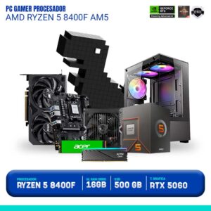 PC GAMER PROCESADOR AMD RYZEN 5 8400F AM5