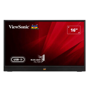 MONITOR ViewSonic PORTABLE VA1655, 15.6" IPS, FHD, 60Hz, 7ms, USB Type-C