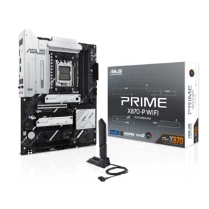 Placa Madre ASUS PRIME X870-P WIFI, Chipset AMD X870, Socket AMD AM5, ATX Motherboard (51DL001)