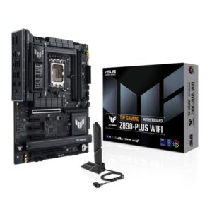 Placa Madre ASUS TUF GAMING Z890-PLUS WIFI, Chipset Intel Z890, LGA 1851, HDMI, DP, ATX Motherboard (51DL001)