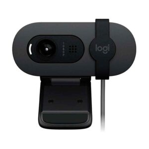CÁMARA WEB LOGITECH BRIO 100 FULL HD 1080P CON MICRÓFONO INTEGRADO, USB Y TAPA DE PRIVACIDAD – NEGRO