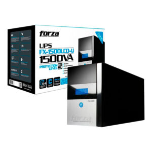UPS Interactivo Forza FX1500LCD-U 1500VA 840W 220V, Protección Eléctrica con Display LCD para PC y Oficina