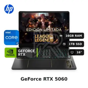 HP OMEN 16-am0021la, Intel Core i7-14650HX, 16GB DDR5, 1TB SSD, RTX 5060, 16" WQXGA, Windows 11