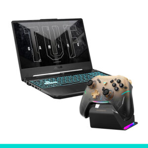 LAPTOP ASUS TUF A15, RYZEN7 7445HS 4.7GHz, RAM 8Gb DDR5, SSD 512GB, RTX 3050, 15.6″ FHD + MANDO GAMEPAD MACHENIKE G5 PRO v2 Collector Ed